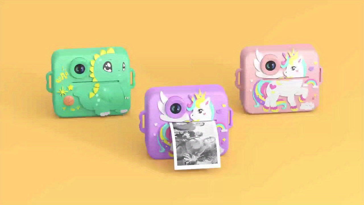iKIDZY™ Kids Instant Print Camera – 48MP Dual Lens, Photo & Video, Instant Printing Gift Set