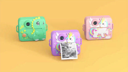 iKIDZY™ Kids Instant Print Camera – 48MP Dual Lens, Photo & Video, Instant Printing Gift Set
